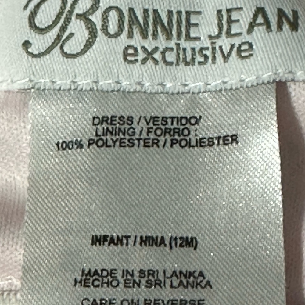 Bonnie Jean Exclusive Ruffle 12 moth dress monochromatic 3 tone pinks - Picture 5 of 6
